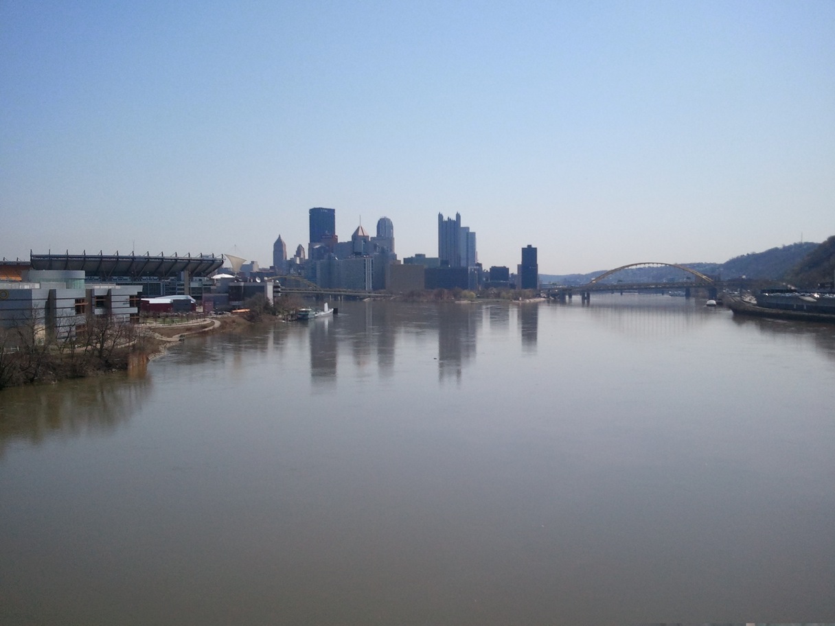 View from W. End Bridge / Pittsburgh