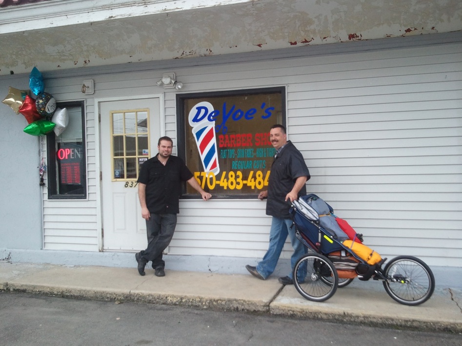 Devoe's Barber Shop / Dickson City, "Opening Day"